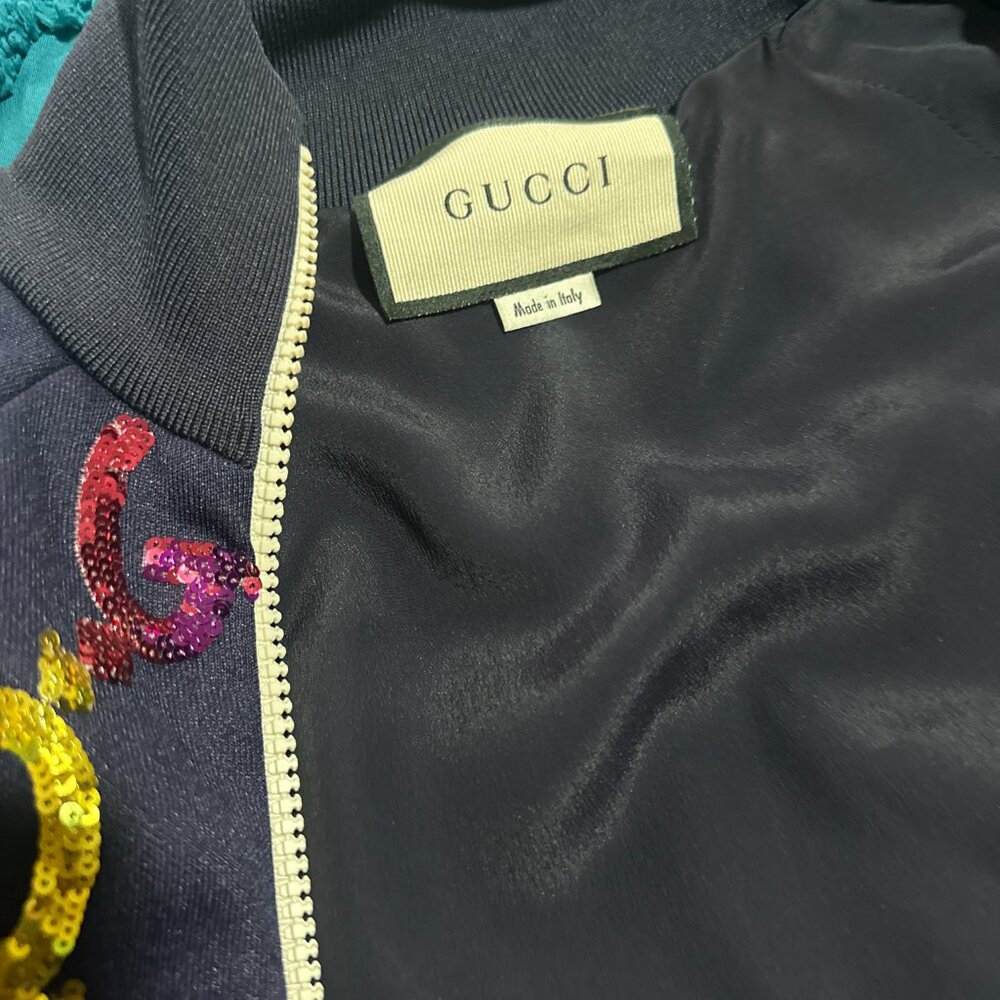 Gucci Rainbow Sequin Track Jacket - image 7